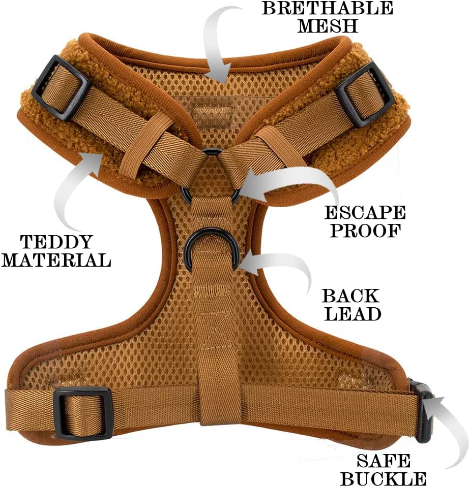 Brown Teddy Adjustable Harness