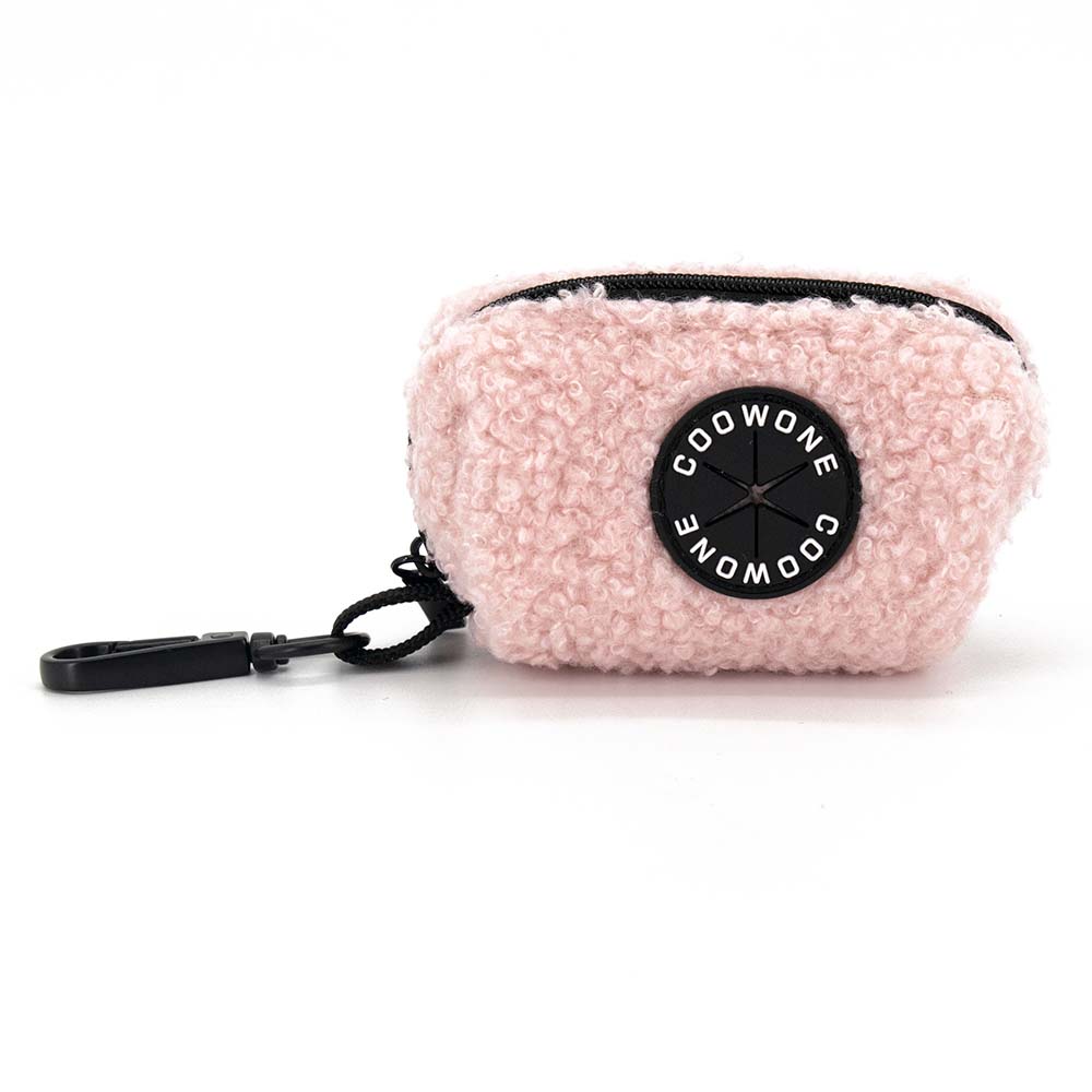 Poop Bag Holder - Pink Teddy